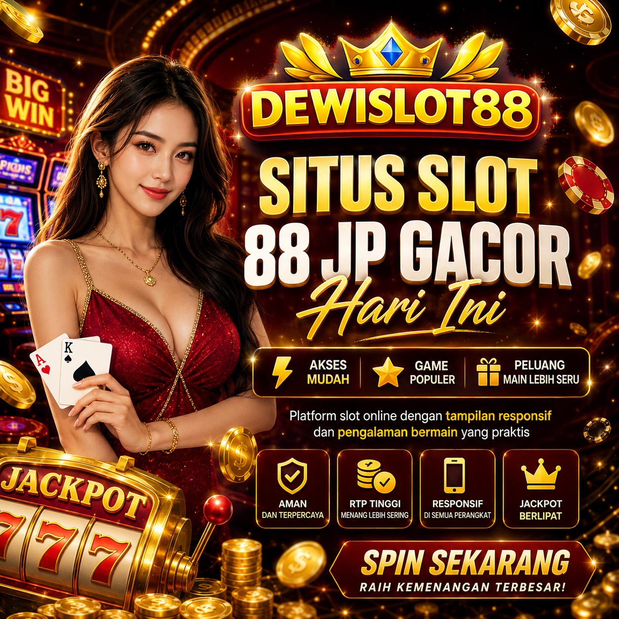 DEWISLOT88 # Situs Slot88 JP Gacor Hari Ini Judi Slot Online Gampang Menang by Hey siriusly